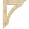 Ekena Millwork Thorton Traditional Rough Sawn Bracket w/ Offset Brace, Douglas Fir, 8"W x 34"D x 42"H BKT0806X34X42THR01RDF - alternate 4